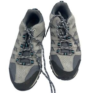 Columbia Redmond V2 Womens Hiking Shoes Grey Teal Trail Sneakers BL4595-053 8.5